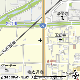 奈良県奈良市杏町276周辺の地図