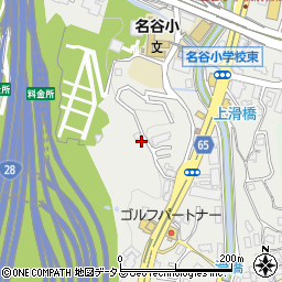 兵庫県神戸市垂水区名谷町周辺の地図