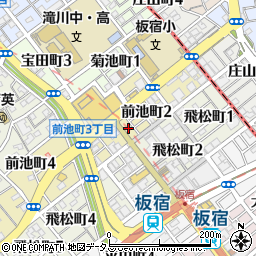 ＮＯＶＡ神戸板宿校周辺の地図