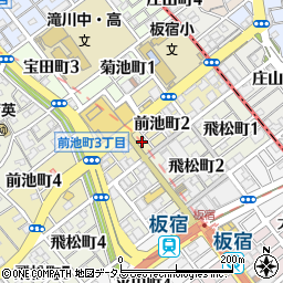 ＮＯＶＡ神戸板宿校周辺の地図