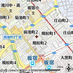 コスモ須磨板宿周辺の地図