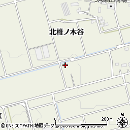 愛知県豊橋市伊古部町北椎ノ木谷392周辺の地図