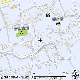 岡山県総社市宿590-2周辺の地図