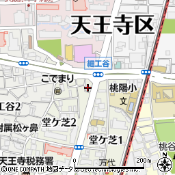 ＤＯＧＰＩＡ天王寺店周辺の地図