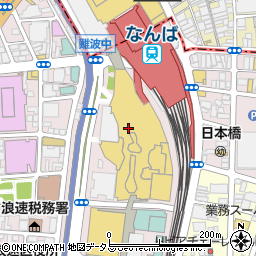 日本中央競馬会ウインズ難波周辺の地図