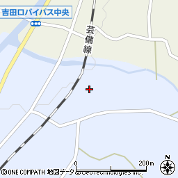 広島県安芸高田市甲田町上小原1134周辺の地図