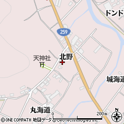 愛知県田原市野田町北野67周辺の地図