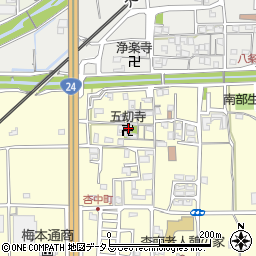 五刧寺周辺の地図