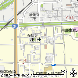 奈良県奈良市杏町351周辺の地図