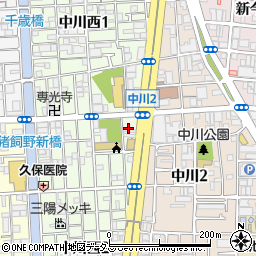 不二製砥大阪販売株式会社周辺の地図