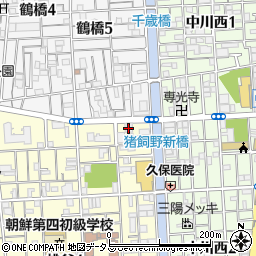 大阪電気機工株式会社周辺の地図