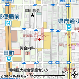中国銀行天満屋バスステーション ＡＴＭ周辺の地図