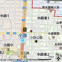 ＧＬＳ小路東周辺の地図