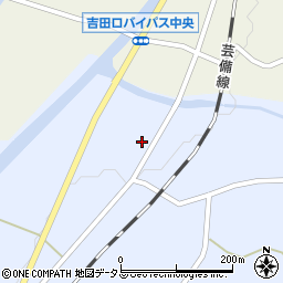 広島県安芸高田市甲田町上小原1208周辺の地図