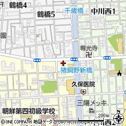 大阪電気機工周辺の地図