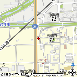 奈良県奈良市杏町275-7周辺の地図