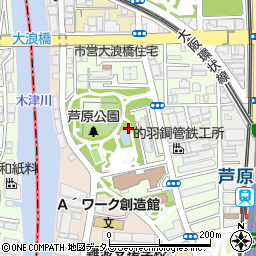大阪府大阪市浪速区久保吉2丁目周辺の地図