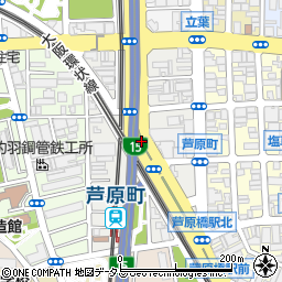 大阪府大阪市浪速区芦原周辺の地図