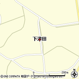 広島県世羅郡世羅町下津田周辺の地図
