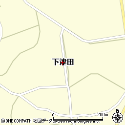 広島県世羅町（世羅郡）下津田周辺の地図