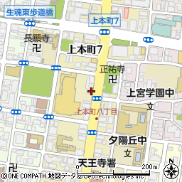 大阪珈琲会館周辺の地図