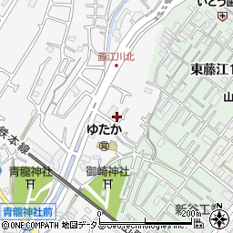 兵庫県明石市藤江川添周辺の地図