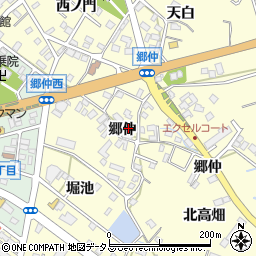 愛知県田原市神戸町郷仲131周辺の地図