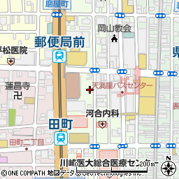 養老乃瀧岡山店周辺の地図