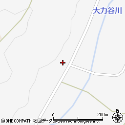 広島県三次市三和町大力谷446周辺の地図