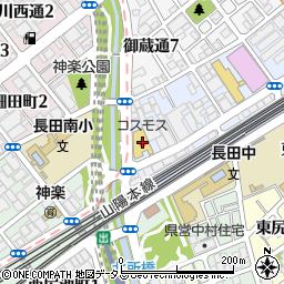 ドラッグコスモス菅原通店周辺の地図