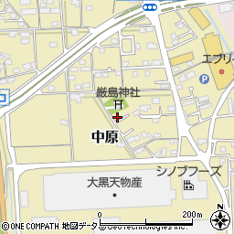 岡山県総社市中原439周辺の地図