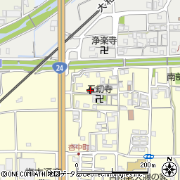 奈良県奈良市杏町345周辺の地図