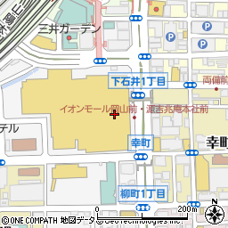 イオン薬局岡山店周辺の地図