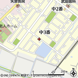 三重県名張市美旗町（中３番）周辺の地図