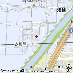 岡山県岡山市東区浅越258周辺の地図