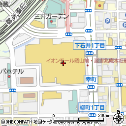 岡山放送株式会社　制作部周辺の地図