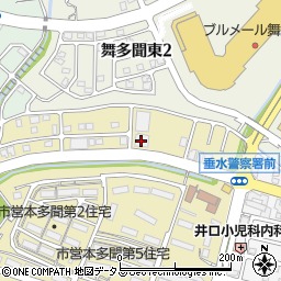 神戸市バス　垂水営業所周辺の地図