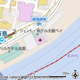 Ｚｅｐｐ　Ｏｓａｋａ　Ｂａｙｓｉｄｅ周辺の地図