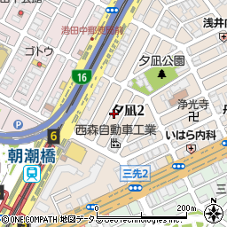 矢田商会周辺の地図