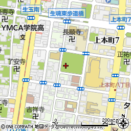 大阪府大阪市天王寺区上汐周辺の地図