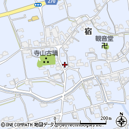 岡山県総社市宿594周辺の地図