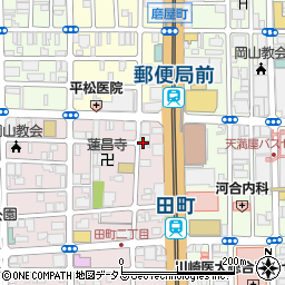 ボクデン 岡山総本店周辺の地図