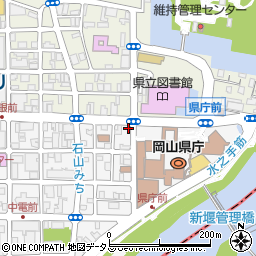 岡山木村屋内山下ビル周辺の地図