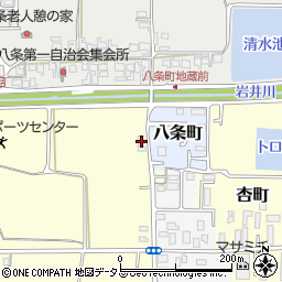 奈良県奈良市杏町502周辺の地図