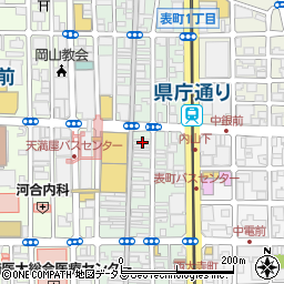 サンマルクカフェ 岡山表町店周辺の地図