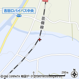 広島県安芸高田市甲田町上小原1124周辺の地図