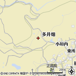 兵庫県神戸市須磨区多井畑（北浦）周辺の地図