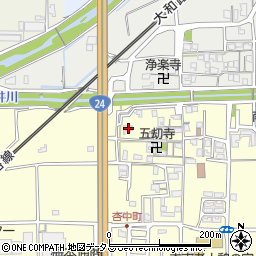 奈良県奈良市杏町336周辺の地図