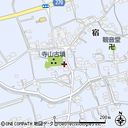 岡山県総社市宿599-2周辺の地図