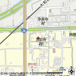 奈良県奈良市杏町343周辺の地図